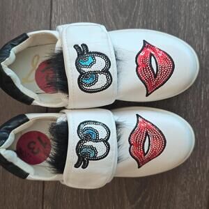 Sam Edlemen Kids White Sneakers